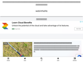 'webinthelife.com' screenshot
