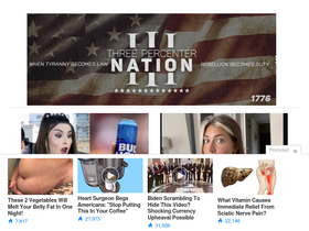 'threepercenternation.com' screenshot