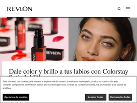 Revlon homepage screenshot