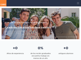 'cunef.edu' screenshot