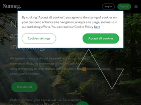 'nutmeg.com' screenshot