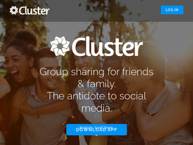 'cluster.co' screenshot