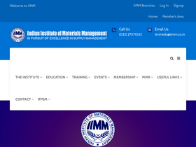 'iimm.org' screenshot