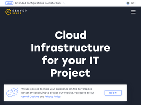 'serverspace.io' screenshot