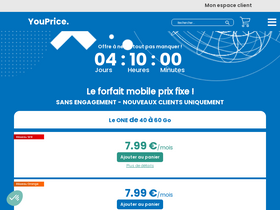 'youprice.fr' screenshot