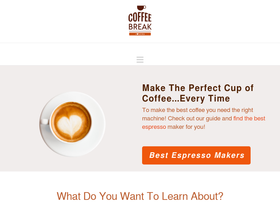 'coffeebreaklovers.com' screenshot