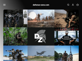 Défense Zone homepage screenshot