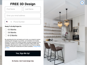 qualitykitchensforless.com homepage screenshot