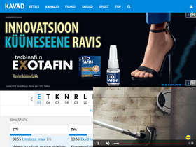 'kavad.ee' screenshot