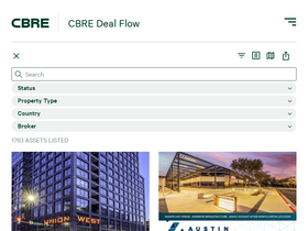 'cbredealflow.com' screenshot