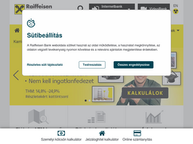 'raiffeisen.hu' screenshot