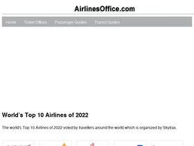 'airlinesoffice.com' screenshot