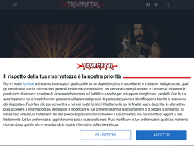 'truemetal.it' screenshot