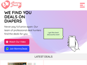 'mommydeals.us' screenshot