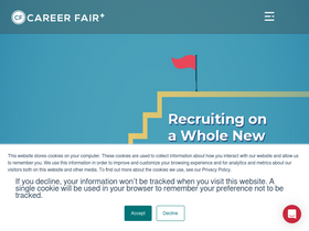 'careerfairplus.com' screenshot