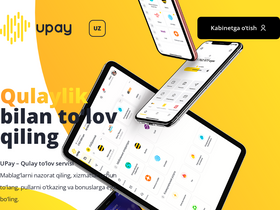 'upay.uz' screenshot