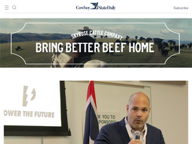 'cowboystatedaily.com' screenshot