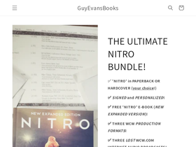 guyevansbooks.com homepage screenshot