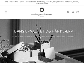 vestergaardaesker.dk homepage screenshot