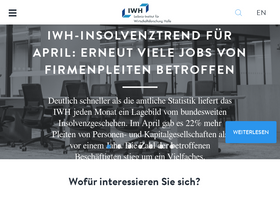 'iwh-halle.de' screenshot