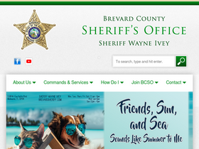'brevardsheriff.com' screenshot