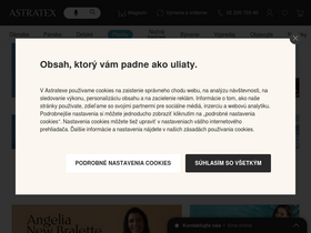 'astratex.sk' screenshot