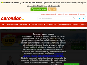 'corendon.dk' screenshot