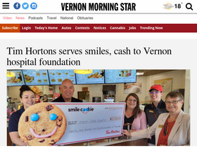 'vernonmorningstar.com' screenshot