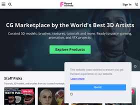 'flippednormals.com' screenshot