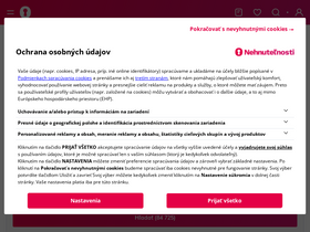 'nehnutelnosti.sk' screenshot