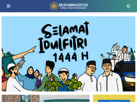 'muhammadiyah.or.id' screenshot