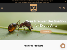 antmerchant.com homepage screenshot