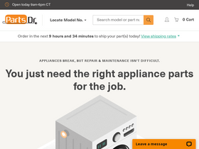 'partsdr.com' screenshot