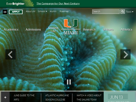 'miami.edu' screenshot