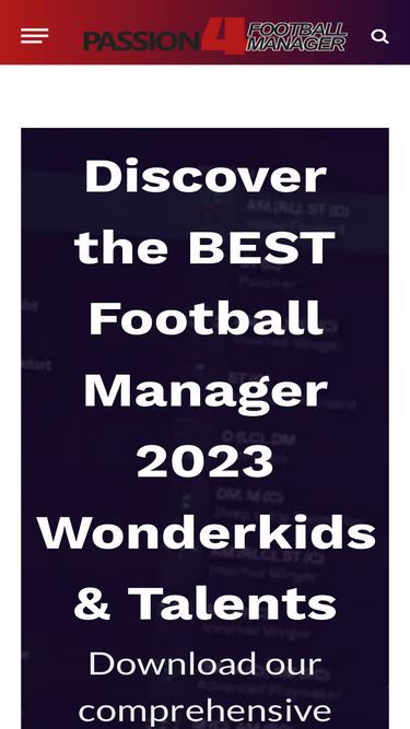 5 potential Football Manager 2023 Wonderkids - FMInside Football Manager  Community