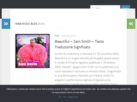 'mbmusic.it' screenshot