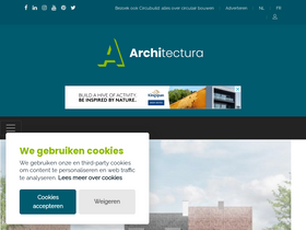 'architectura.be' screenshot