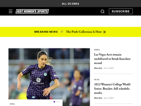 'justwomenssports.com' screenshot