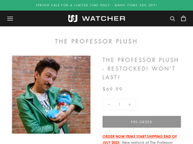'watcherstore.com' screenshot