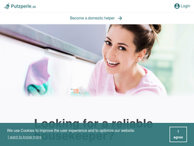 'putzperle.de' screenshot