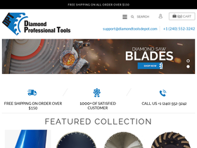 diamondtoolsdepot.com homepage screenshot