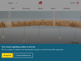 'wales.com' screenshot