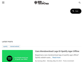 'nggatekno.com' screenshot