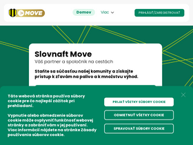 'slovnaftmove.sk' screenshot