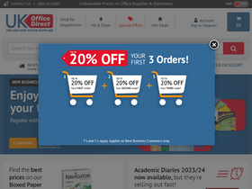 'ukofficedirect.co.uk' screenshot