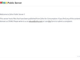 'zohopublic.com' screenshot