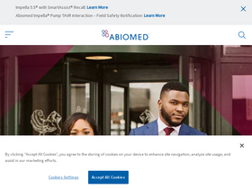 'abiomed.com' screenshot