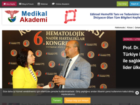 'medikalakademi.com.tr' screenshot