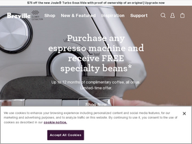 'sageappliances.com' screenshot