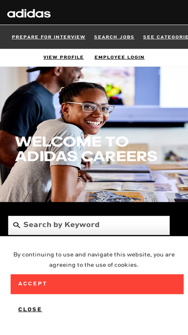 Adidas employee sale website